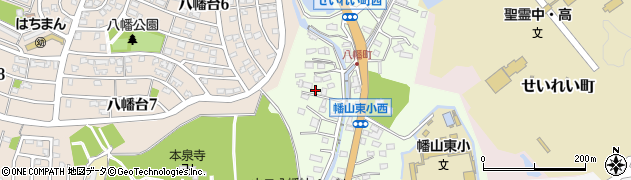 愛知県瀬戸市八幡町87周辺の地図