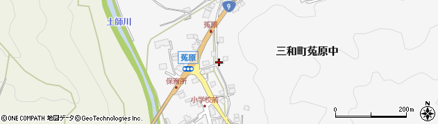 京都府福知山市三和町菟原中331周辺の地図