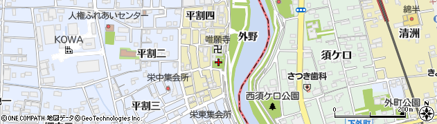 愛知県あま市栄東郷内94周辺の地図