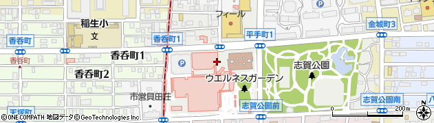 愛知県名古屋市北区平手町周辺の地図