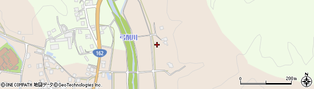 京都府京都市右京区京北上中町神宮寺周辺の地図