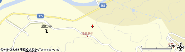 愛知県豊田市池島町（難座）周辺の地図