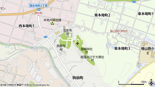 〒489-0974 愛知県瀬戸市駒前町の地図