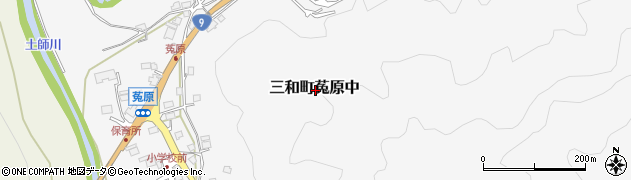 京都府福知山市三和町菟原中周辺の地図