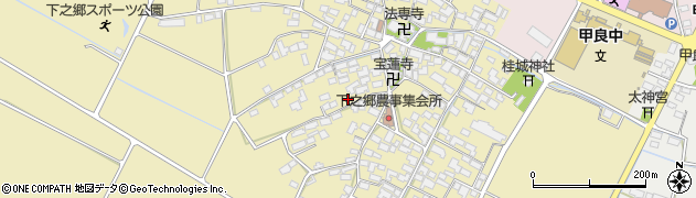 滋賀県犬上郡甲良町下之郷1448周辺の地図