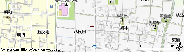 愛知県あま市花正八反田22周辺の地図