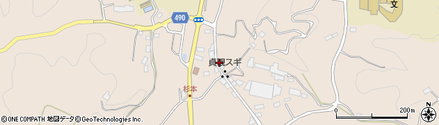 愛知県豊田市杉本町鳥井前周辺の地図