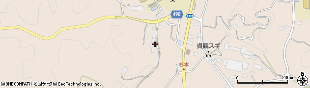 愛知県豊田市杉本町（後万場）周辺の地図