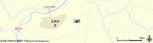 島根県奥出雲町（仁多郡）三沢周辺の地図
