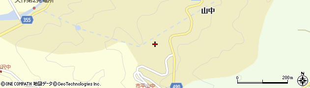 愛知県豊田市市平町（洞）周辺の地図