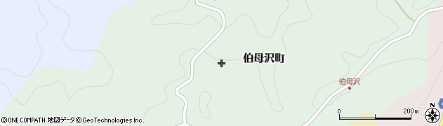 愛知県豊田市伯母沢町（上ノ入）周辺の地図