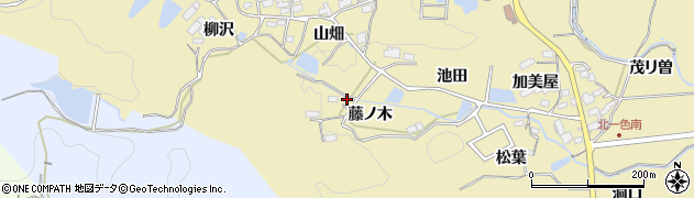 愛知県豊田市北一色町周辺の地図