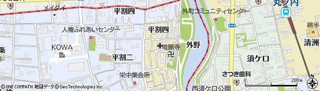 愛知県あま市栄東郷内131周辺の地図