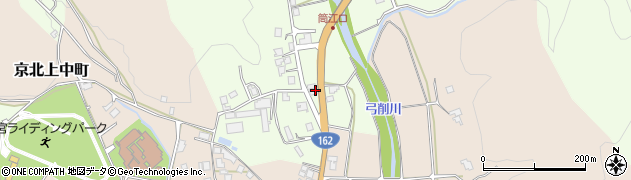 京都府京都市右京区京北上弓削町（段上ノ下）周辺の地図