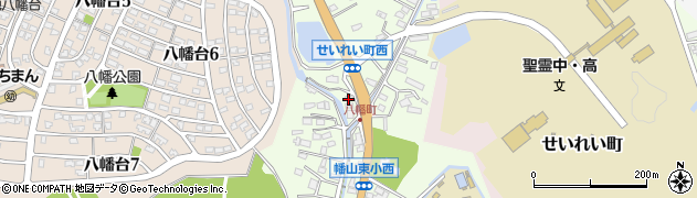 愛知県瀬戸市八幡町208周辺の地図