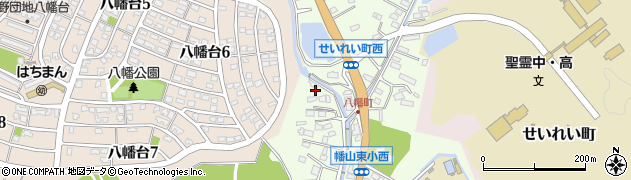 愛知県瀬戸市八幡町121周辺の地図
