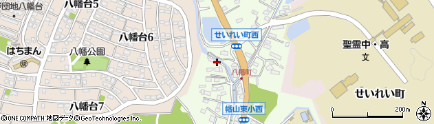 愛知県瀬戸市八幡町124周辺の地図