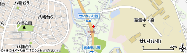 愛知県瀬戸市八幡町205周辺の地図