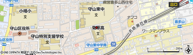 菊華高等学校周辺の地図