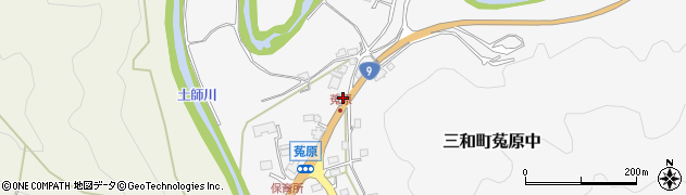 京都府福知山市三和町菟原中725周辺の地図
