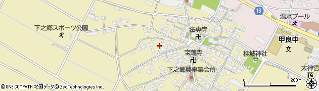 滋賀県犬上郡甲良町下之郷1410周辺の地図