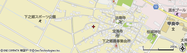 滋賀県犬上郡甲良町下之郷1414周辺の地図