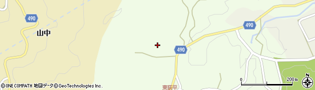 愛知県豊田市東萩平町（北垣内）周辺の地図