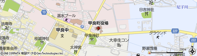 滋賀県犬上郡甲良町周辺の地図