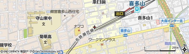 愛知県名古屋市守山区茶臼前3周辺の地図