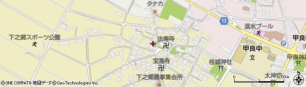 滋賀県犬上郡甲良町下之郷1254周辺の地図