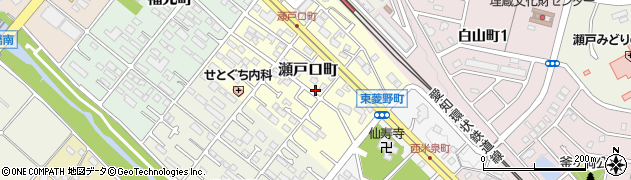 愛知県瀬戸市瀬戸口町86周辺の地図