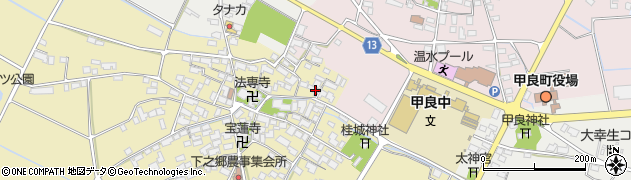 滋賀県犬上郡甲良町下之郷1233周辺の地図