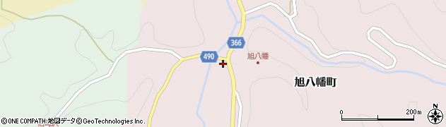 愛知県豊田市旭八幡町橋詰周辺の地図