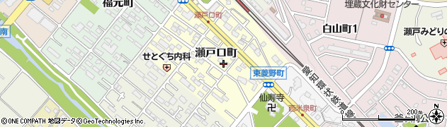 愛知県瀬戸市瀬戸口町88周辺の地図