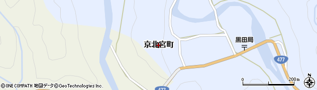 京都府京都市右京区京北宮町周辺の地図