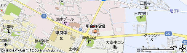 甲良町商工会周辺の地図