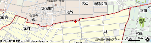 愛知県愛西市勝幡町東町7周辺の地図