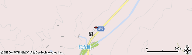 愛知県豊田市御作町沼周辺の地図