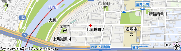 愛知県名古屋市西区上堀越町周辺の地図