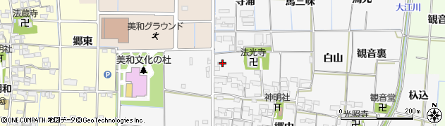 愛知県あま市花正郷中2周辺の地図