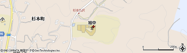 愛知県豊田市杉本町（羽根）周辺の地図