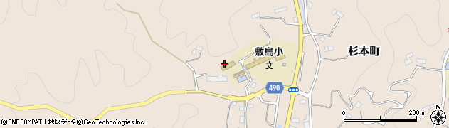 愛知県豊田市杉本町（三斗成）周辺の地図