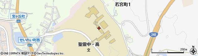 南山学園聖霊中学校周辺の地図
