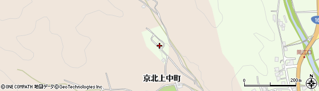 京都府京都市右京区京北上弓削町（小穂谷）周辺の地図