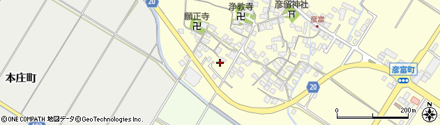 滋賀県彦根市彦富町1658周辺の地図