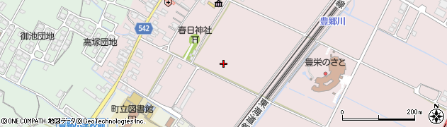 滋賀県豊郷町（犬上郡）四十九院周辺の地図