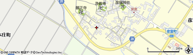 滋賀県彦根市彦富町1656周辺の地図