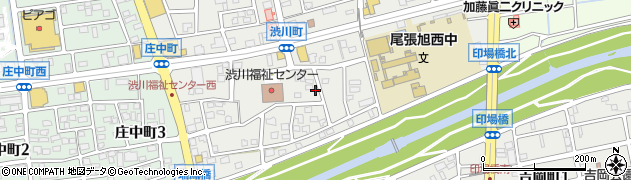 愛知県尾張旭市渋川町3丁目周辺の地図