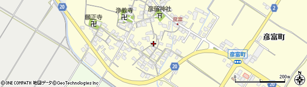 滋賀県彦根市彦富町1710周辺の地図
