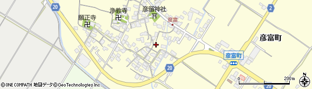滋賀県彦根市彦富町1745周辺の地図